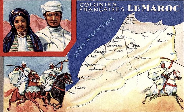 French Occupation of Morocco - Chromo, c 1930s | ronramstew | Flickr