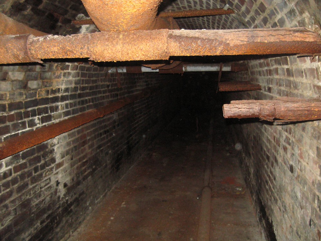 the underground tunnels of central state hospital. Flickr