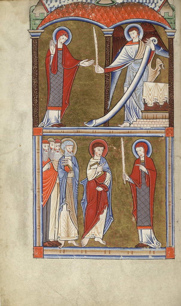 The Hunterian Psalter Full Page Miniatures. The Virgin Ma… Flickr