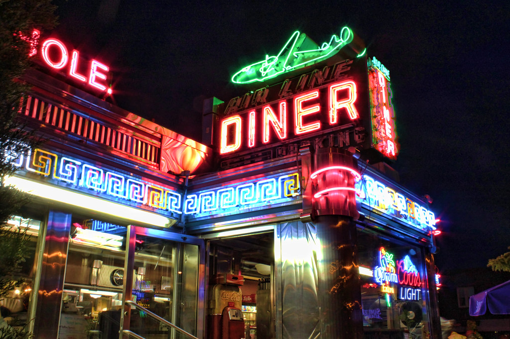 Airline Diner Queens New York Map Airline Diner This NYC diner, located in Astoria, Queens, … Flickr