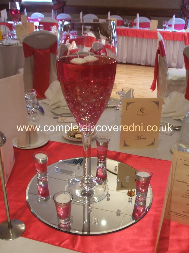 Champagne Glass Centerpiece CompletelyCovered Flickr