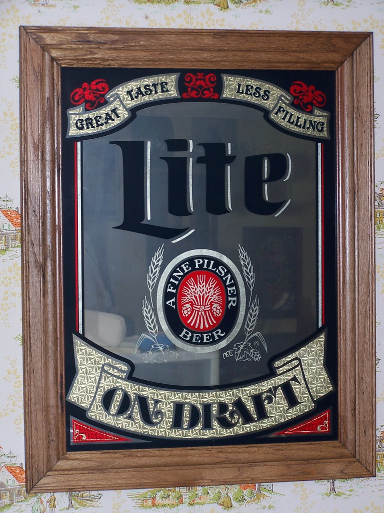 Classic Miller Lite Mirror 45 Great Classic. Very nice … Flickr