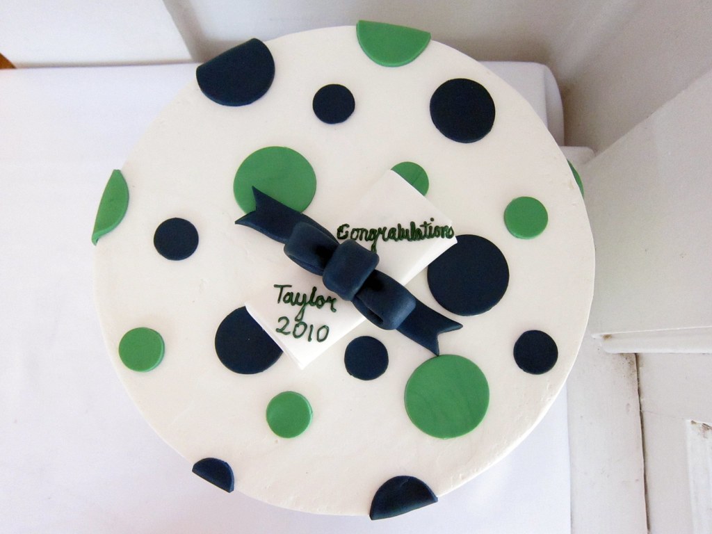 McNeil High School Graduation Cake Polkadots (Olga) Flickr