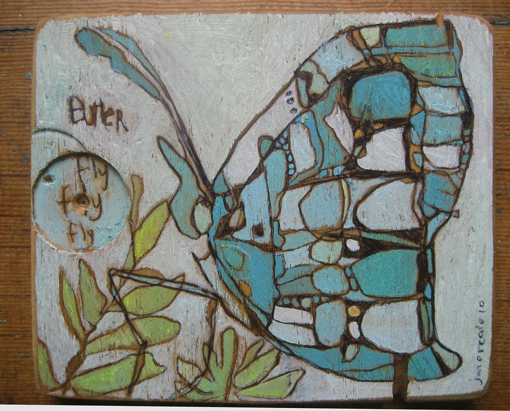 mystic 4x4.5in Acrylic paint, colored pencil and ball poin… Flickr