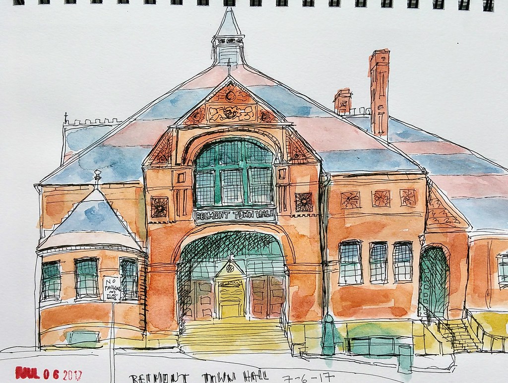 Belmont Town Hall again. elfez1963 Flickr