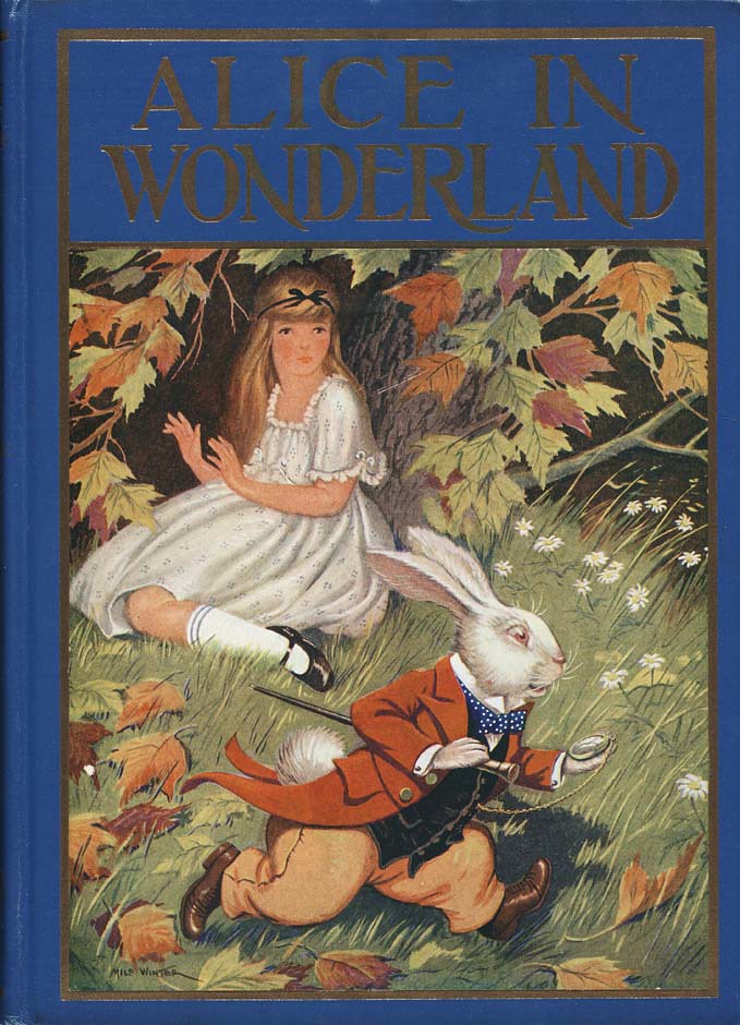 Alice In Wonderland (Illustrator Winter, 1924) cover Flickr