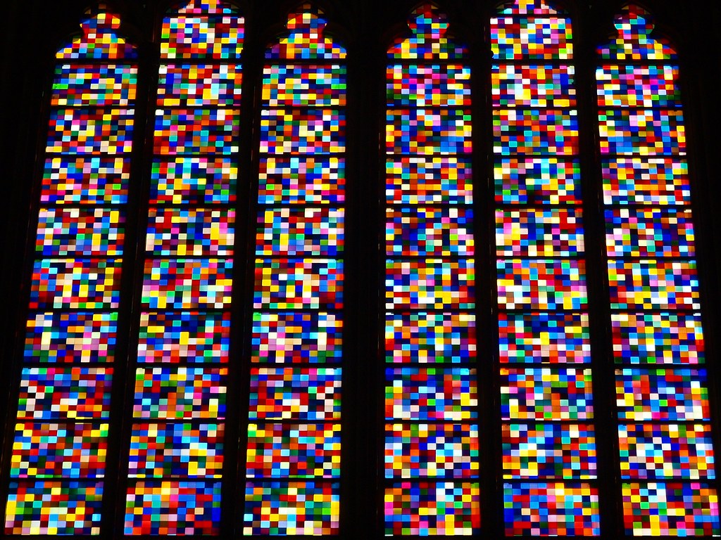 Pixel Art Stained Glass Windows