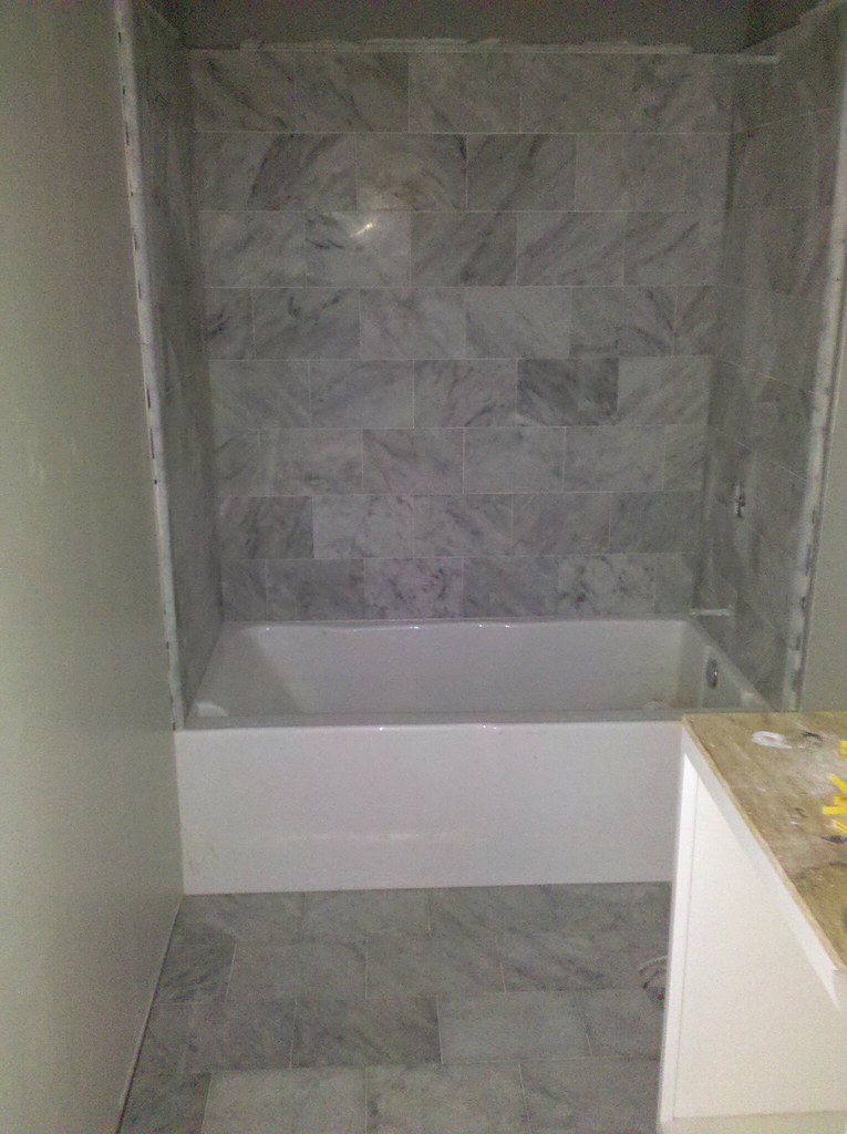 marble shower and floor trinity tile Flickr