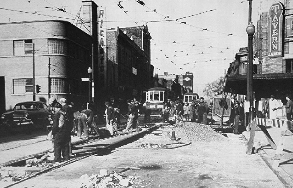 Montréal 1955. Boul. SaintLaurent, vers le Nord, angle ru… Flickr