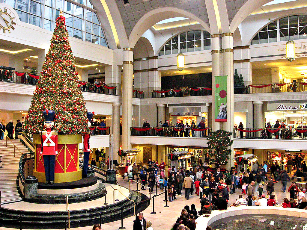 Tower City Mall at Christmas time paromaghosh Flickr