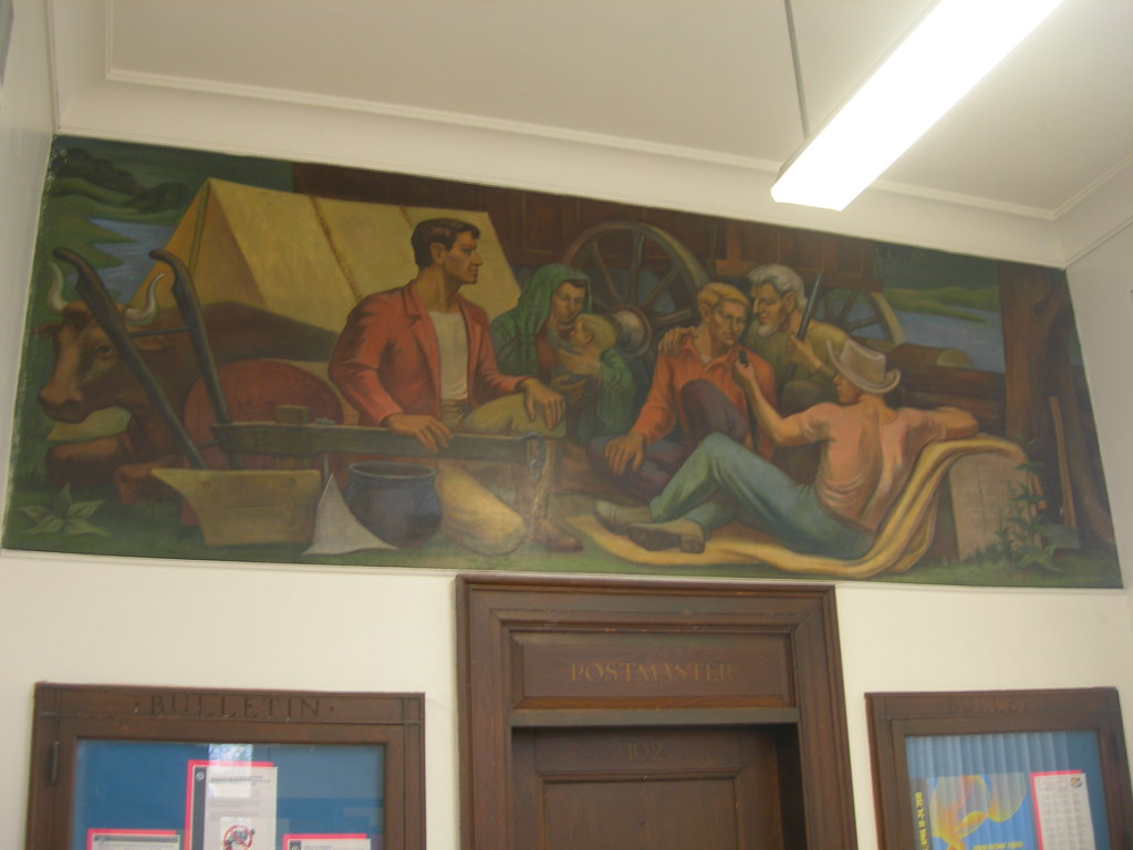 Eastpointe, Michigan Post Office Mural New Deal mural enti… Flickr