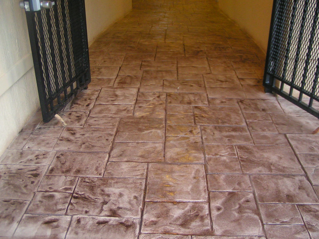 Stamped Overlay 157 THINCRETE Stamped Concrete CoverUp f… Flickr