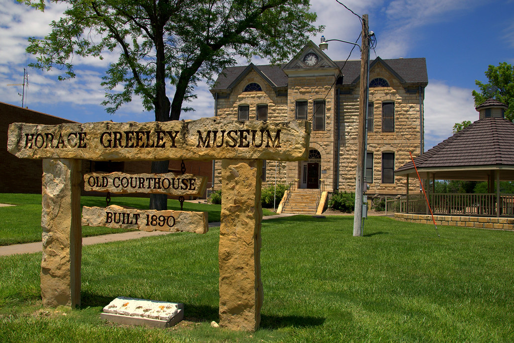 Horace Greeley Museum Tribune, Kansas The former Greeley… Flickr