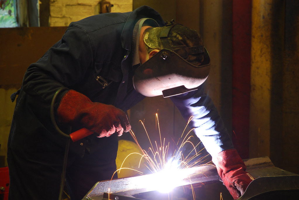 The welder Tim Abbott Flickr