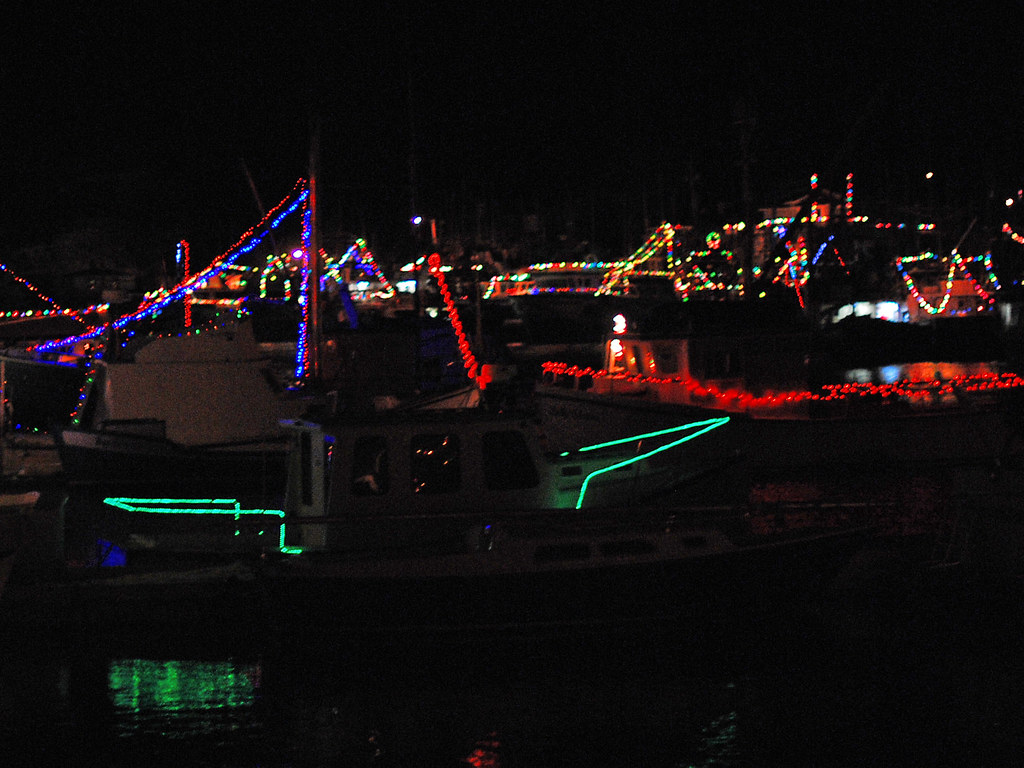 Coloured lines 11th Annual Port de Grave Boat Lighting. Fi… Flickr