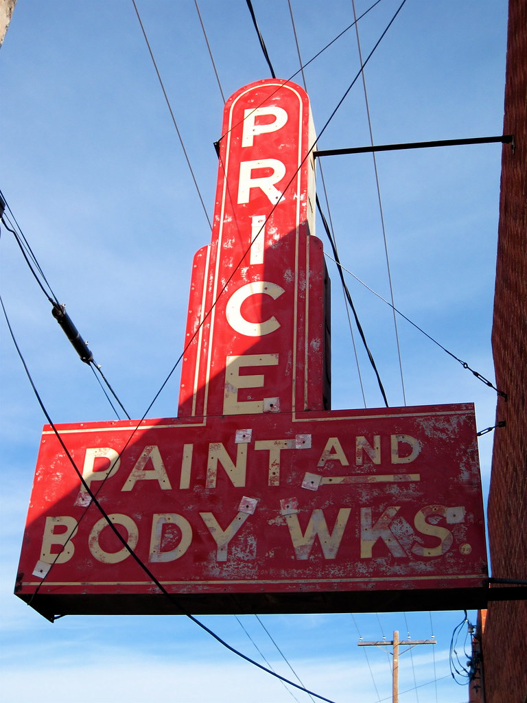 Price Paint and Body Works, Coleman, TX Sign for Price Pai… Flickr