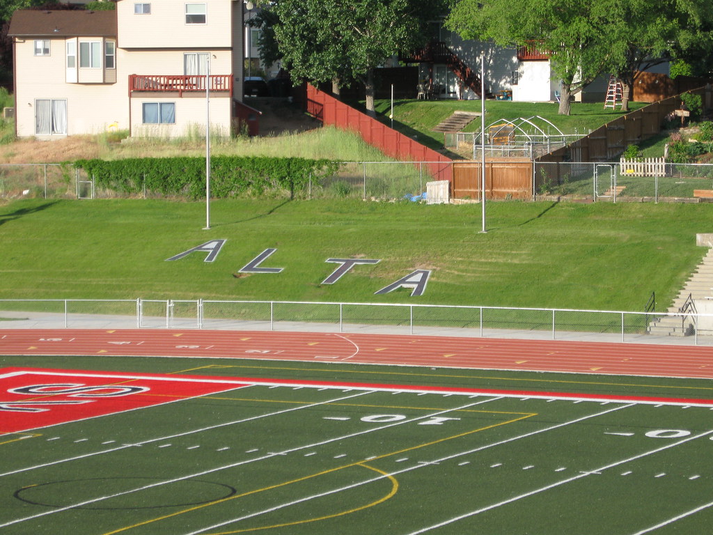 Alta High School Synthetic Turf Football Field AirDrain Sy… Flickr