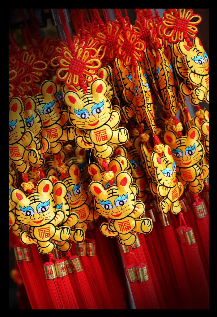 Chinese New Year Tiger Decor, 2010 Savid and Marie Flickr