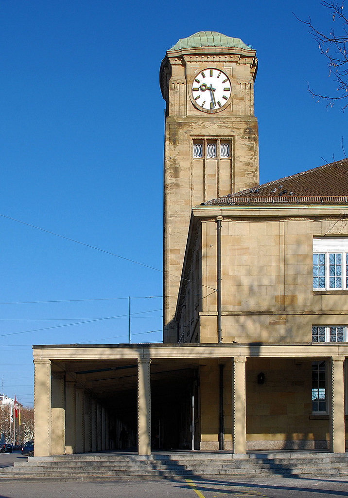 Basel Badischer Bahnhof nach dem Entwurf des Schweizer Arc… Flickr