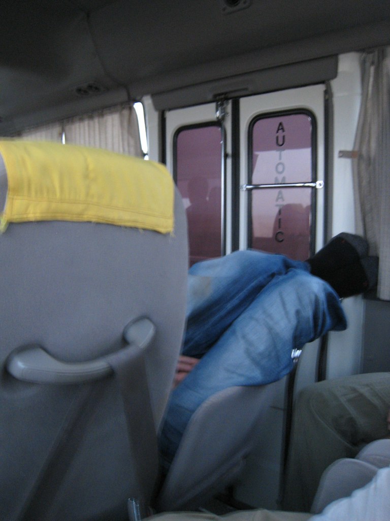 sleeping on the bus to Abu Simbel Karen Green Flickr