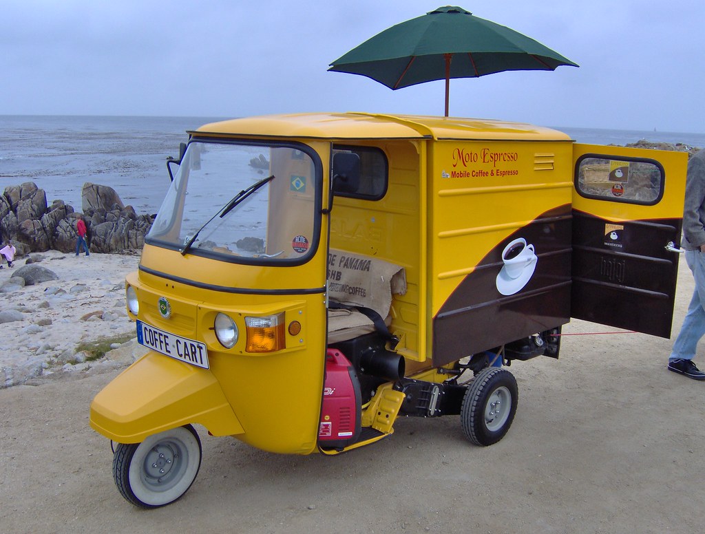 VESPA COFFEE TRUCK MONTEREY. Best coffee in California 09.… Flickr