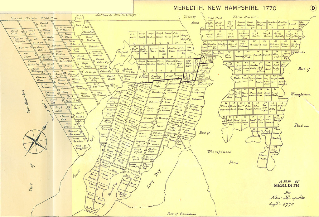 Meredith, New Hampshire, 1770 (A Plan of Meredith in New H… Flickr