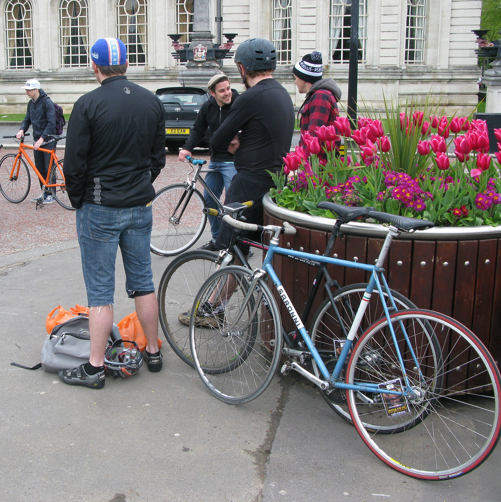 IMG_1633.tagged Bikes and start of race outside City Hall,… David