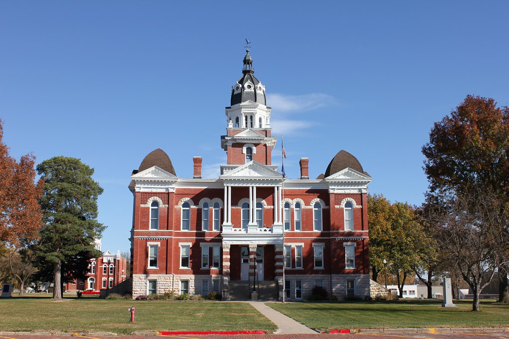 Johnson County Courthouse Tecumseh, NE The Johnson Count… Flickr
