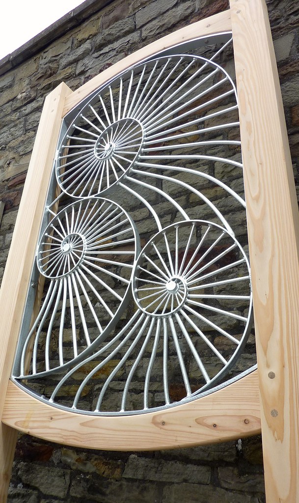 outdoor musical spiral scraper outdoor musical sculpture Flickr