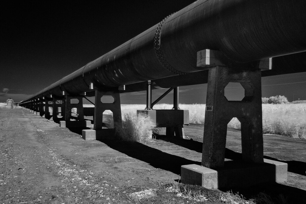 mokelumne aqueduct infrared. jones tract, ca. 2015. Flickr