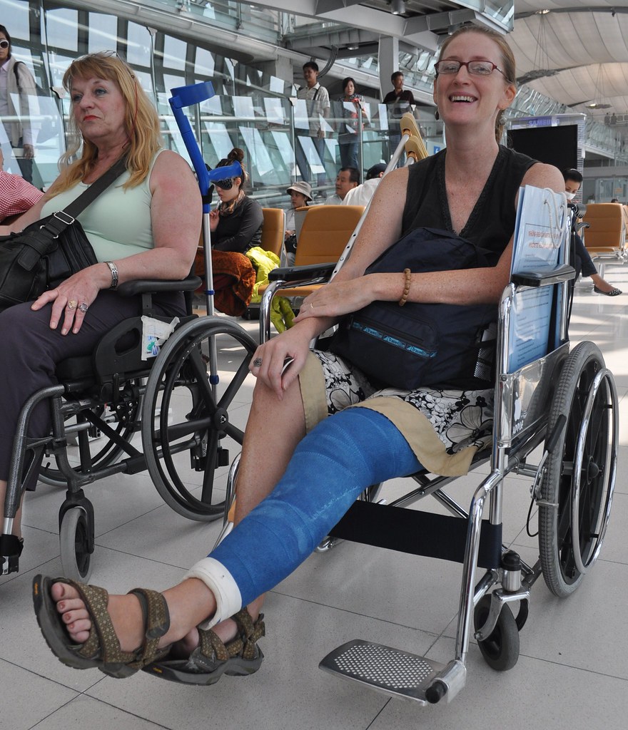 Wheelchair zone. Bangkok International Airport. young shanahan Flickr