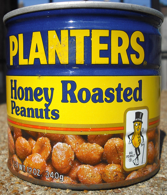 Old Nabisco Planters Honey Roasted Peanuts Tin Found in Ea… Flickr