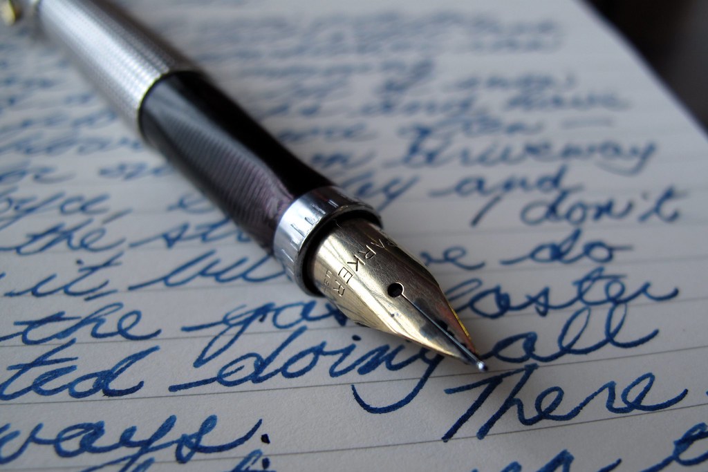 Nib Creep An example of "nib creep" on a fountain pen nib,… Flickr