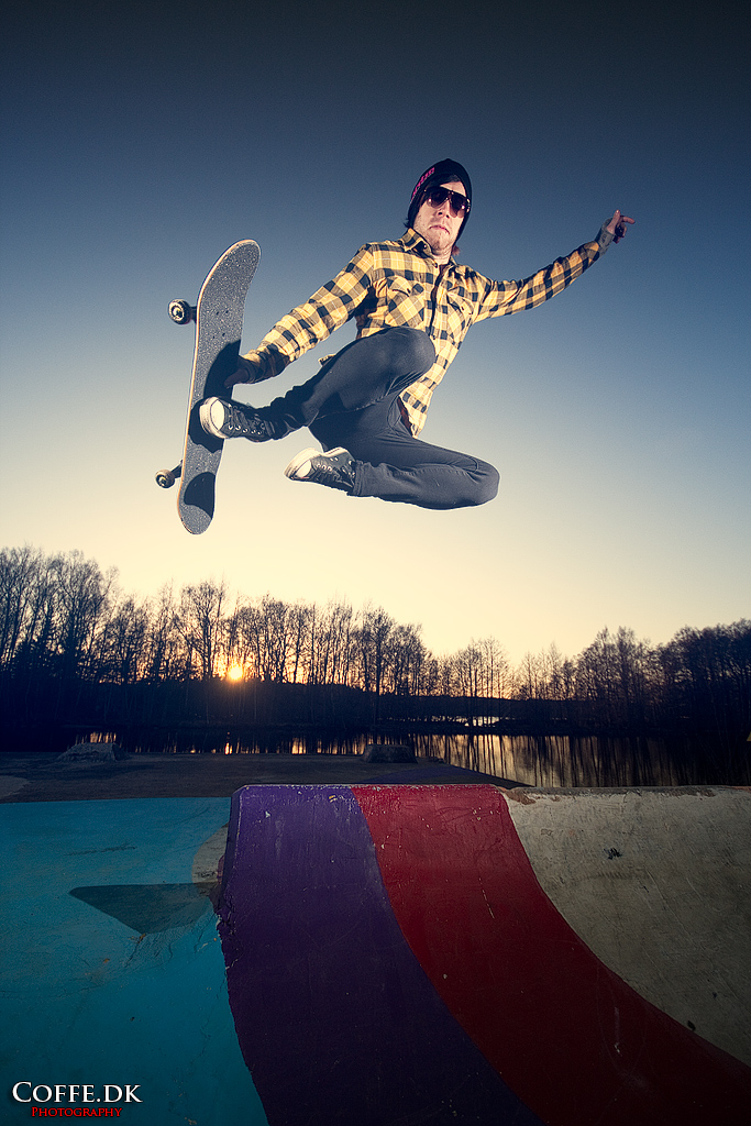 Skateboarding Second time I tried off camera flashes ) My… Flickr