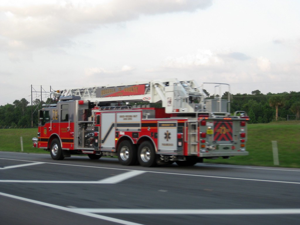 Osceola County Fire Rescue Ladder 73 a photo on Flickriver