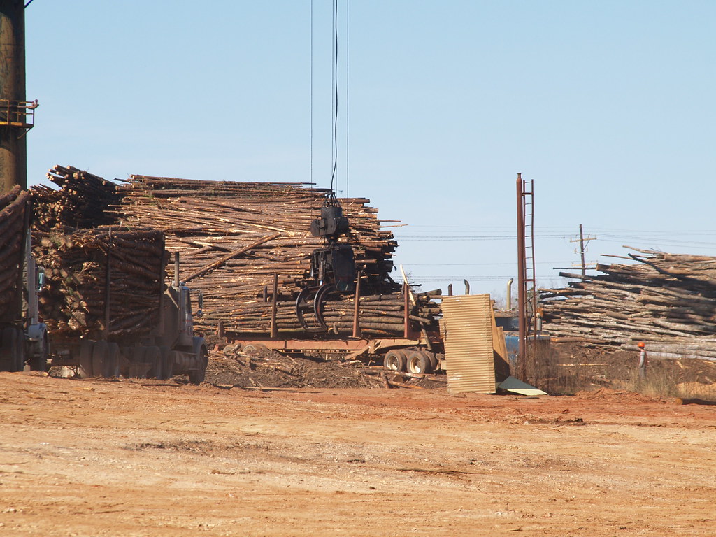Woodville Texas Old small town Sawmill or Lumber Yard Cutt… Flickr