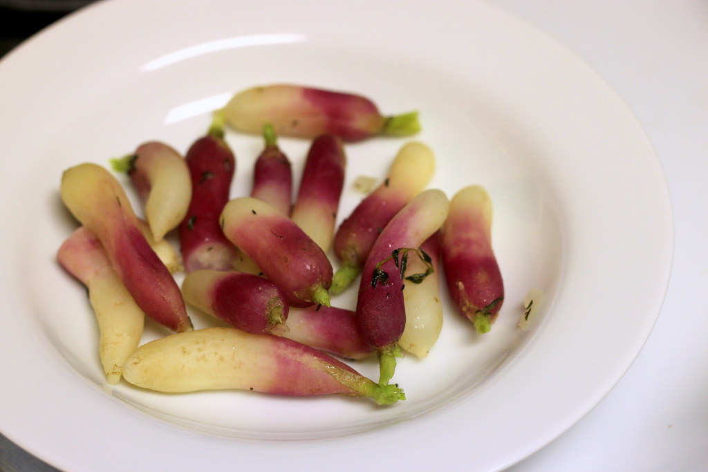 braised radishes, no sauce Braised radish recipe Flickr
