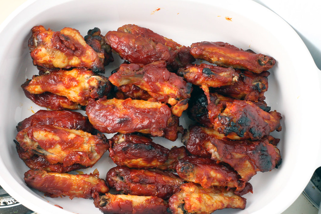 bourbon glazed wings recipeBrownie for dinner browniesfordinner Flickr