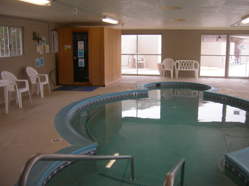 Sauna and hot tub The hot tub and sauna at the Tucson Esta… Flickr