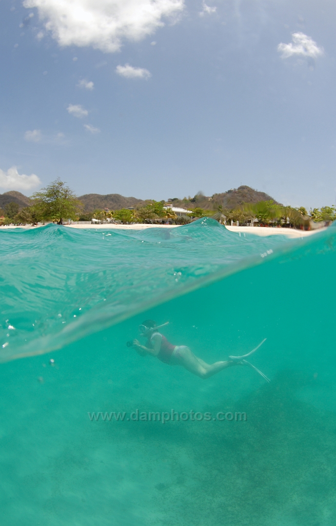 Dana Snorkelling Grenada, West Indies practicing with my… Flickr