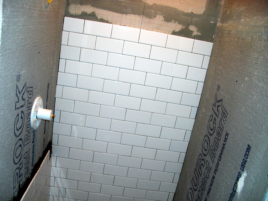 Seattle tile shower Always start with the back wall... gemteck1