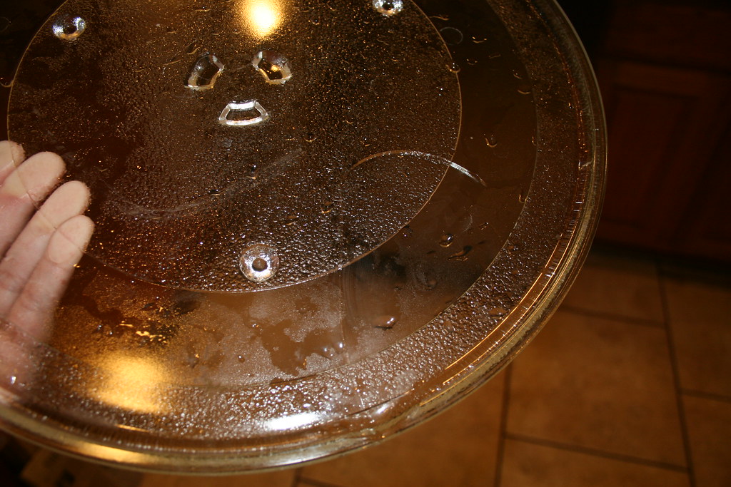 Kitchen microwave turntalbe Crack in turntable for micro… Flickr