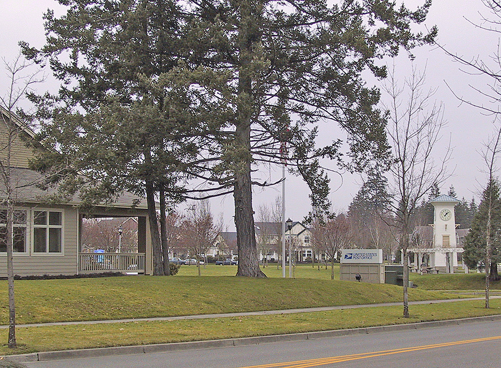 PO w clock tower park and housing NWL DuPont WA Iconic cl… Flickr