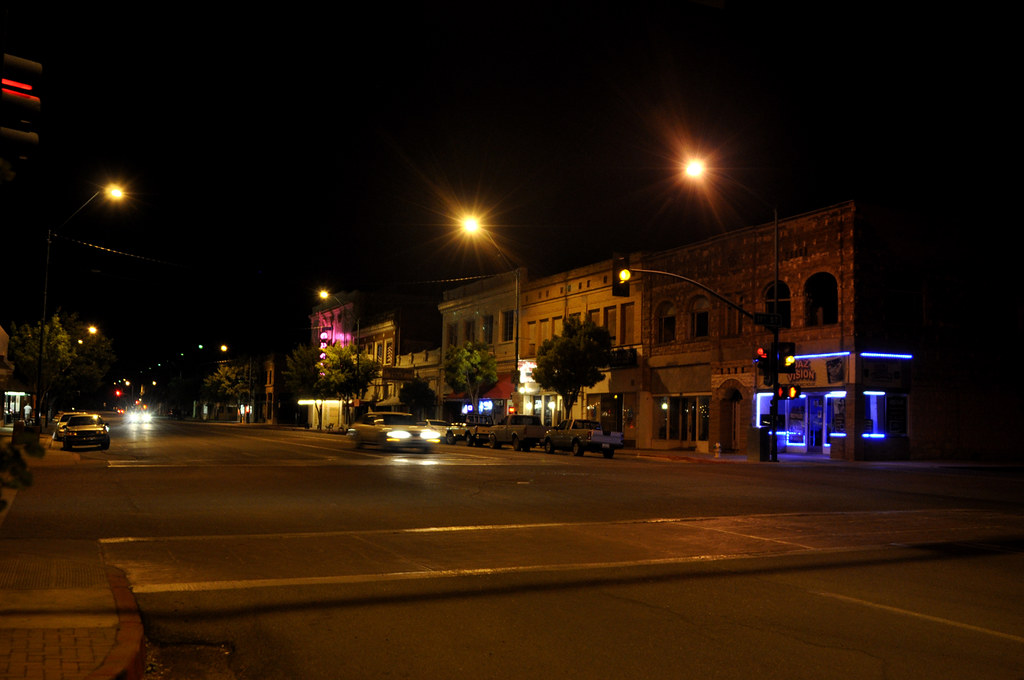 Downtown Douglas, Arizona at night ap0013 Flickr