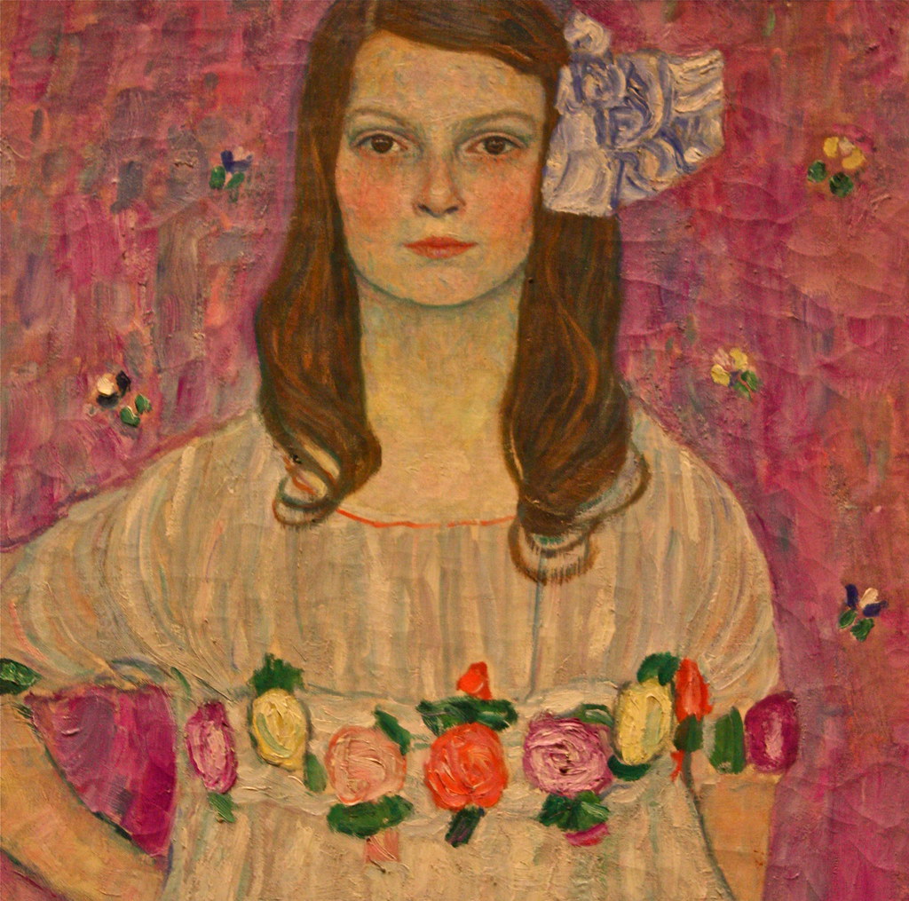 Detail of Gustav Klimt's Mäda Primavesi 1912 Gustav Klimt … Flickr