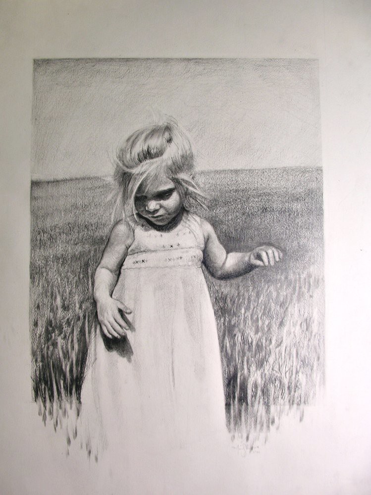 Madison Graphite on Paper, 12" x 18" Miriam Sanders Flickr