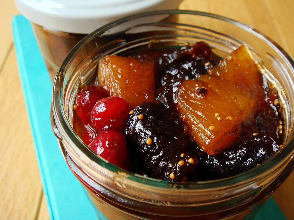 Dried Fruit Compote I opened a bottle of chardonnay for ma… Flickr