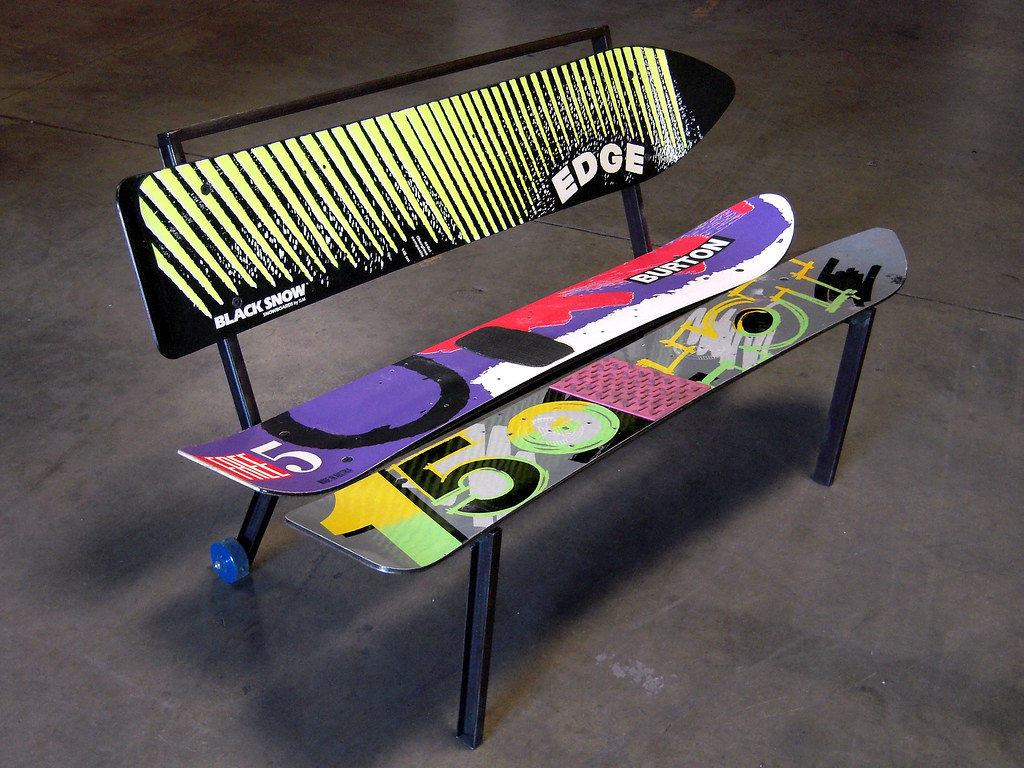 my snowboard bench design mig welded steel Tory Fink Flickr