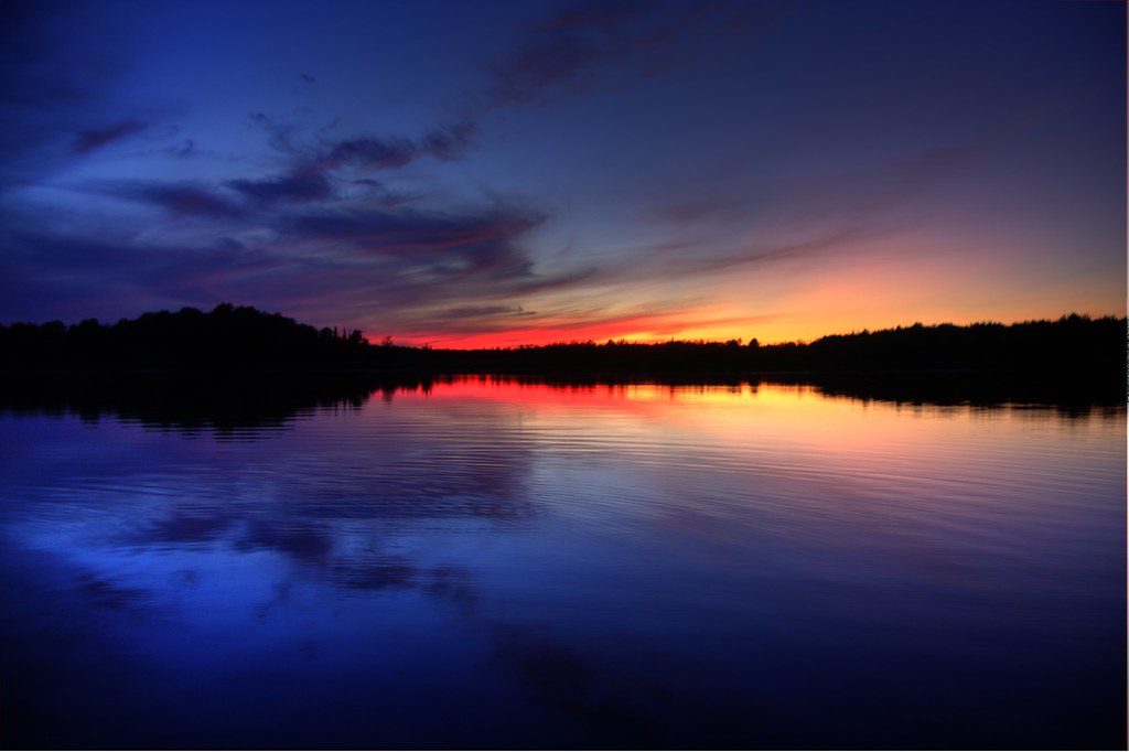Sunset on Emerald Lake Gaylord, MI Flickr