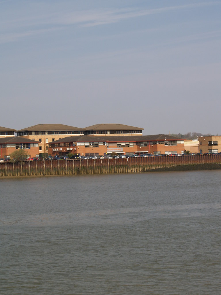 Medway City Industrial Estate from Chatham water front Flickr
